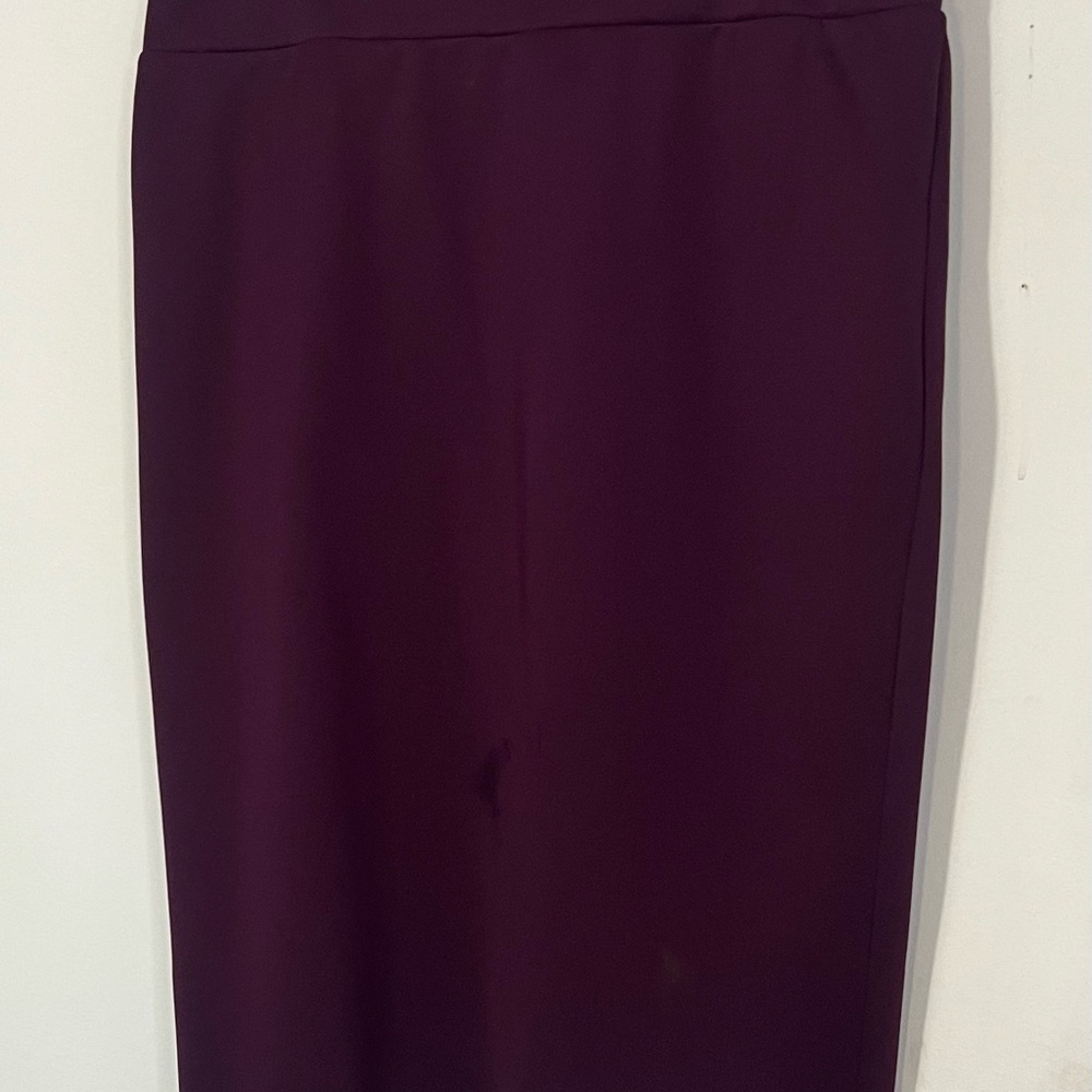 Eloquii Rich Plum Pencil Skirt